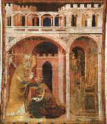 Simone Martini Miracle of Fire painting